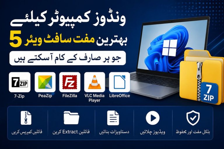 Windows PC کے لیے مفت اور مفید سافٹ ویئر